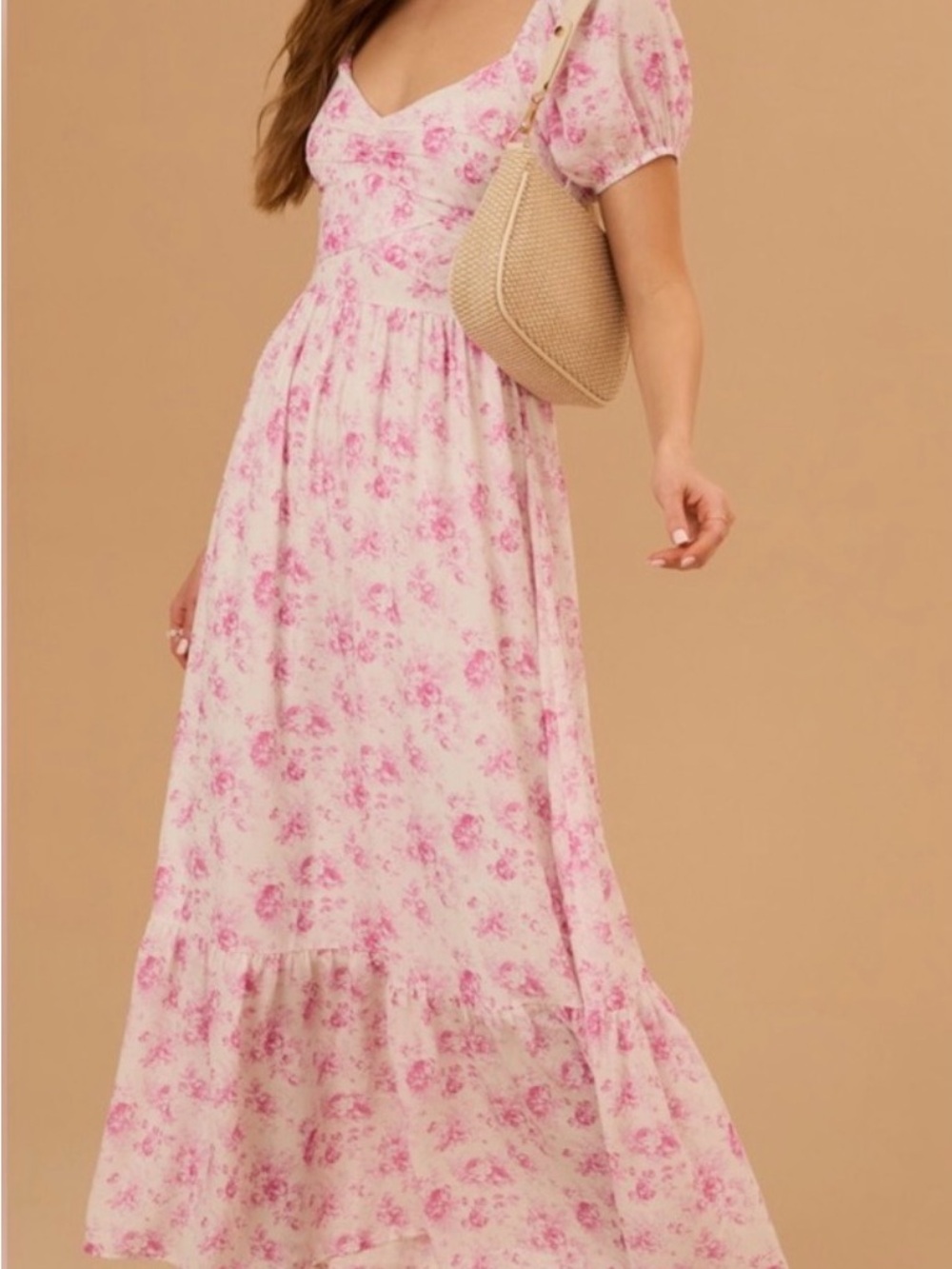 Altar'd State abrielle floral maxi dress